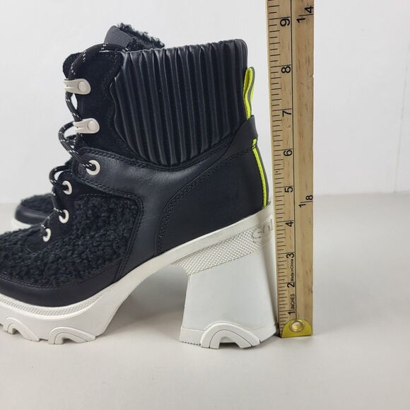 Sorel Brex Women's Sherpa Platform Boots Chunky Heel Lug size10 - Picture 4 of 14